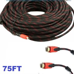 HDMI CABLE 75ft HIGH-SPEED For BLURAY DVD PS4 PS5 HDTV XBOX LCD TV LAPTOP PC US