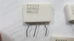 Ceramic Emitter Resistor by NOBLE E51 purchased from ONKYO USA corp. 5W 0.47ohm