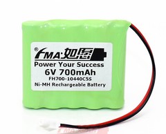 Home Alarm system 3507/6 6V 700mAh Ni-MH Battery for Hyper Skidding RC Stunt Toy