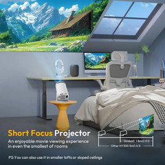 Android13 Projector 1080P 4K Dual WiFi Auto Keystone Speaker Home Office Gift
