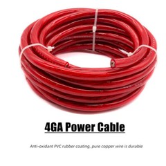 2300W Car Audio Speakers Wiring Kit 4 Gauge GA Car Subwoofer Power Amplifier