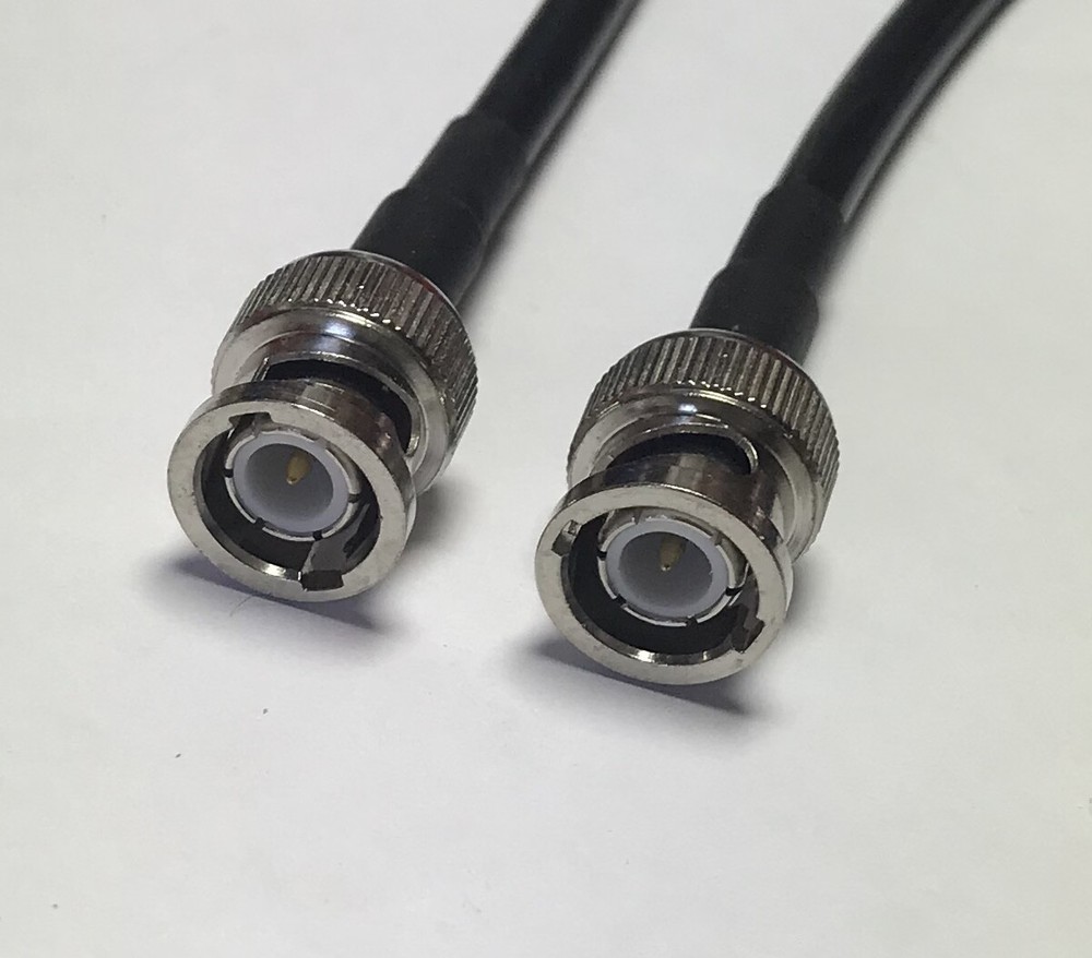 RG58 BNC Male to BNC Male Coaxial Cable Pick Your Length USA Fast Ship