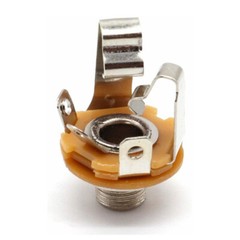 20PCS 1/4 Inch 6.35mm Stereo Socket Jack Female Connector Panel Mount Solder ##