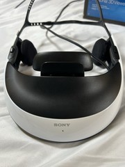 Sony HMZ-T1 Personal 3D Viewer Head Mounted Display Processor Unit Tested