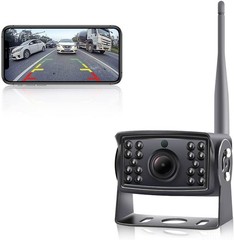 WiFi Wireless Car Truck RV Trailer Rear View Backup Camera 720P For iOS Android