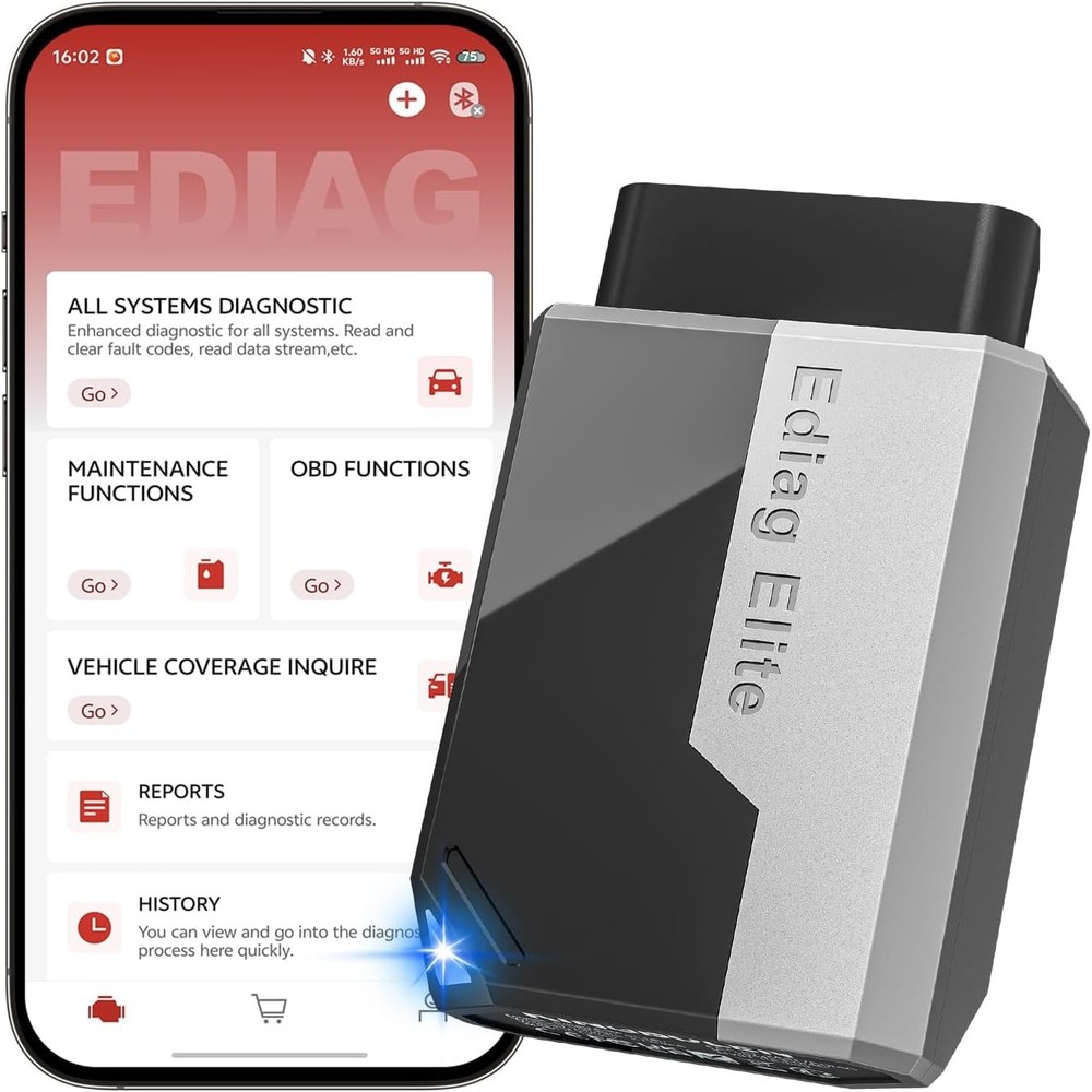 KINGBOLEN OBD2 Scanner Bluetooth Bidirectional Full System iOS Android Gift