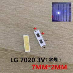 100pcs FOR LG SAMSUNG LED Backlight 0.5W 1W 1.5W 7020 7030 8520 3V 6V Cool White