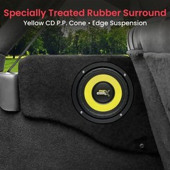 Plg54 5.25″ Bass Audio Mobile Yellow Sub Subwoofers