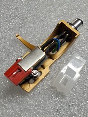 TECHNICS STYLE GOLD Headshell JAPAN Cartridge COMBO with new Diamond Stylus