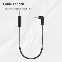 2 Pack 3.5Mm 1/8″ Male TS Mono Plug to 90 Degree Right Angle 3.5Mm Male Mono