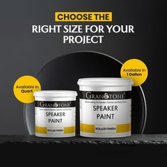 Speaker Paint Black 1 Gallon Texture Coating for Speaker Cabinets, Road Cases…