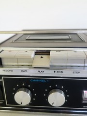 Vintage RCA YZD 560W Walnut Finish CASSETTE DECK RECORDER & Cord 2 Channel