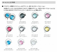 New JVC HP-AL102-S Clip-on Headphones Silver Japan Import Lightweight Comfort