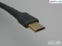 U05 (0.5m 1.5ft)—USB(A to microB) Star Quad Silver-Plated DAC HiFi Audio Cable