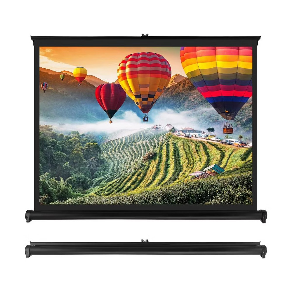 Pyle PRJTP46 40″ Portable Manual Retractable Projector Screen New Sealed