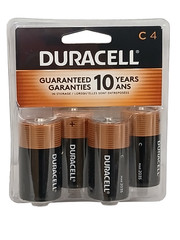 24 PACK NEW Duracell C4 Coppertop Alkaline Batteries 1.5 V (MN1400R4) Exp 3/2035