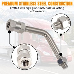 Pair of Stainless Steel Shafts For Universal CB Radio Antenna AKA Bull Horns US