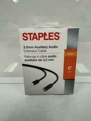 New 3.5mm Audio Extension Cable Male to Female Stereo Aux Auxiliary Black 6′