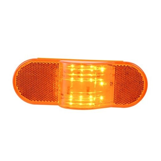 79995 6 inches Oval Side Amber LED Marker/Turn/Clearance Light Amber/Amber