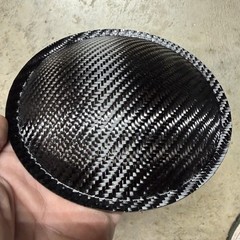 6.5″ Black Carbon Fiber Composite Dust Cap Speaker Subwoofer 165mm FAST USA SHIP