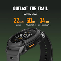 COROS Nomad GPS Outdoor Watch, Global Maps with Turn-by-Turn Navigation, 22-Day