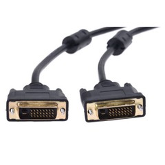 New 5FT DVI-D DUAL LINK (24+1) MALE TO MALE M/M DVI CABLE FOR LCD HDTV COMPUTER