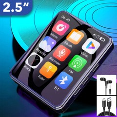 MP4/MP3 Player Lossless 2.5″ Touch Screen Music Player FM Radio Support 128GB