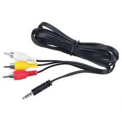 3RCA Male to 3.5mm Male Cable 3ft Adapter Audio Video Cord AV DV AUX Converter