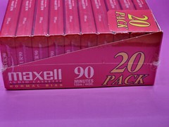 MAXELL UR 90 INDONESIA 20PACK Blank Audio Cassette Tape (Sealed) New!