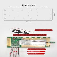 US – JBD 4S 12V/8S 24V 150A LiFePO4 Smart Battery BMS Board Balancer w/Bluetooth