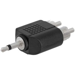 3.5mm to 2 RCA Adapter Stereo 3.5mm Adapter Mono AUX to RCA Converter Splitter