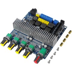 Bluetooth TPA3116 Power Amplifier Board Digital HIFI Module 12-24V 100W+50W+50W