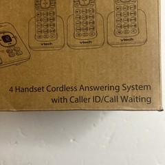 VTech CS6529-4B 4-Handset DECT 6.0 Cordless Phone with Answering System New Open