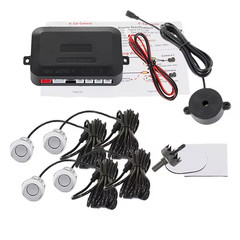 4 Sensors Buzzer 22Mm Car Parking Sensor Kit Reverse Backup Radar Sound Alert In