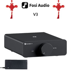 Fosi Audio V3 Amplifier Audio Stereo TPA3255 Class D Amp 2 Channel Speakers HiFi
