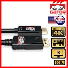 4K DisplayPort DP to HDMI Cable 60Hz 2160P 25.92Gbps HDR Audio Video Adapter PC