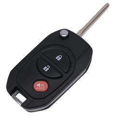 Flip Key Fob Shell Case for Toyota Sienna Highlander Tacoma GQ43VT20T Keyless…