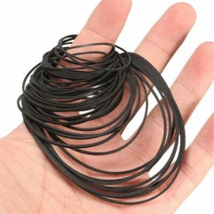 50PCS For Cassette Player Recorder Repair Replacement Square Rubber Drive Belt