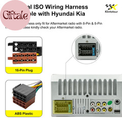 Ford Aftermarket Radio Wiring Harness Adapter 24 Pin ISO Connector Kit