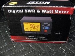 Nissei Model DG-103 Digital SWR/Wattmeter – 1200W 1.6-60 MHz