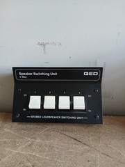 QED 4 Way Speaker Selector Box Audio