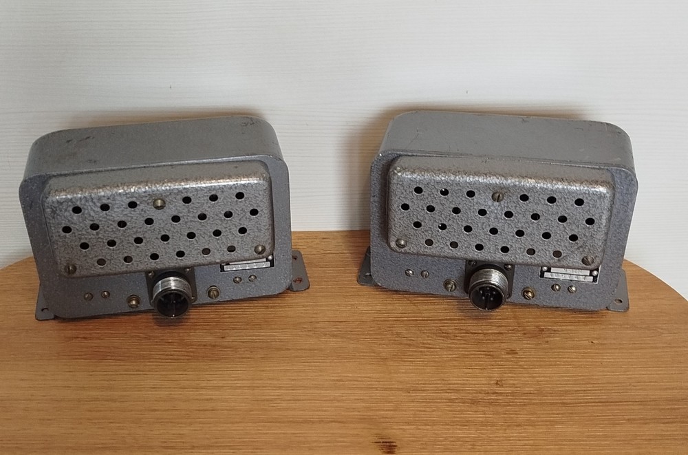 Rare USSR Military Soviet loudspeaker device GU-20M, 2 amplifiers U-10M