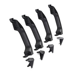 Door Handles Gloss Black Painted 4 PCS for 2014-2019 Silverado Sierra GMC 1500