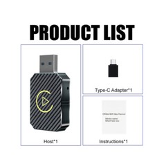 2026 Newest CarPlay Adapter Wireless CarPlay Plug & Play For iPhone