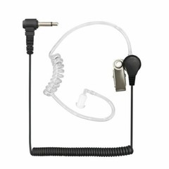 Covert Acoustic Tube Listen Only Earpiece Headset 3.5mm jack for Speaker Mic