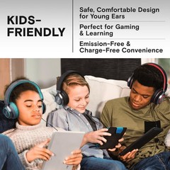 Wired On-Ear Headphones with Mic – Noise Isolating, Foldable, 3.5mm Aux Jack