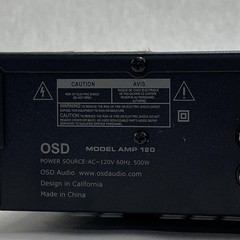 OSD Audio AMP120 2 Channel Stereo Power Amplifier – Tested