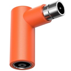 Compact 90-Degree DC8020 to DC7909 Connector – Ideal for Outdoor Power Stations