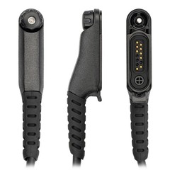 5-Pin Coil Cord Adaptor Cable Headset for Motorola R7 MXP600 ION APX N70 N50 N30