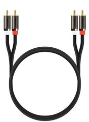 3 6 10 15 FT Gold Plated RCA Male L/R Stereo Audio Cable Cord Plug